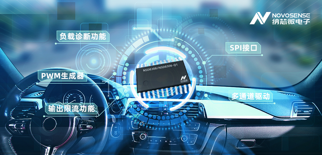 旋乐吧spin8全新发布40V车规级多通道半桥驱动NSD830x-Q1！